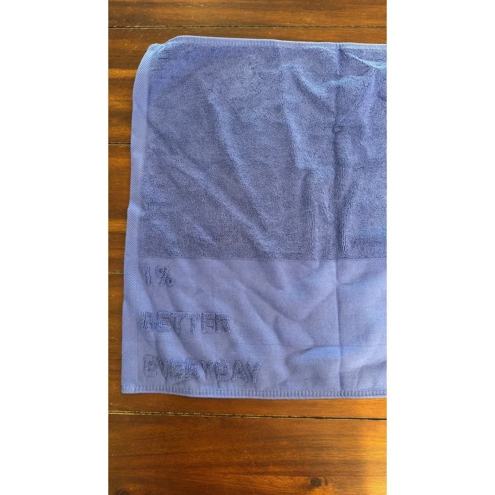 LSKD Power Cobalt Blue Cotton Rep Towel 50x115cm New With Tags